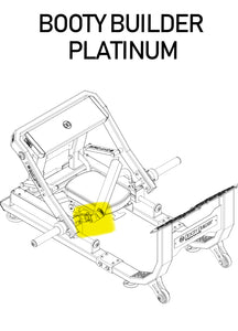 Booty Builder Verschleißteil Hip Belt der Generation V4 für Platinum